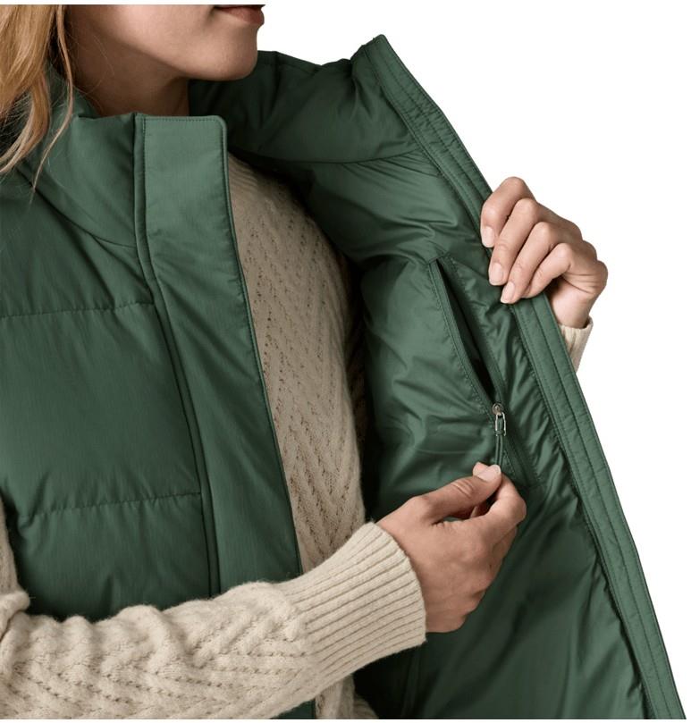 Sisar Down Vest - Womens - canopy green 1