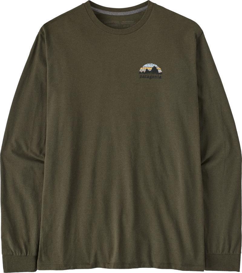 Skyline Stencil Responsibili-Tee LS - Mens - basin green 1