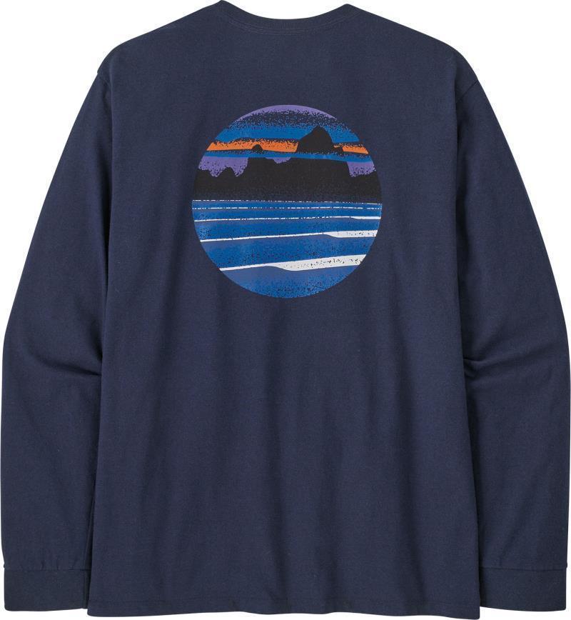 Skyline Stencil Responsibili-Tee LS - Mens - new navy 1