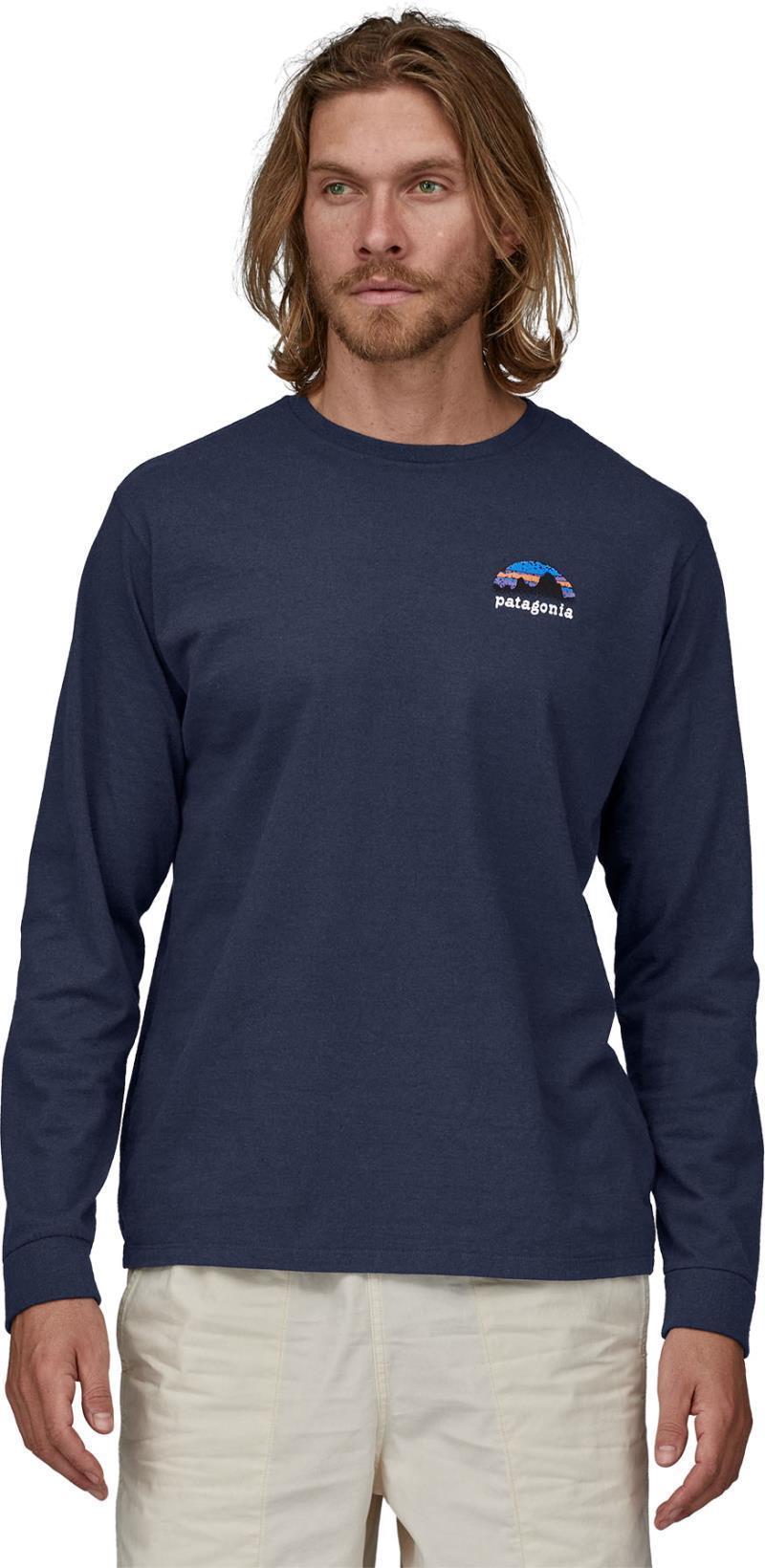 Skyline Stencil Responsibili-Tee LS - Mens - new navy 1