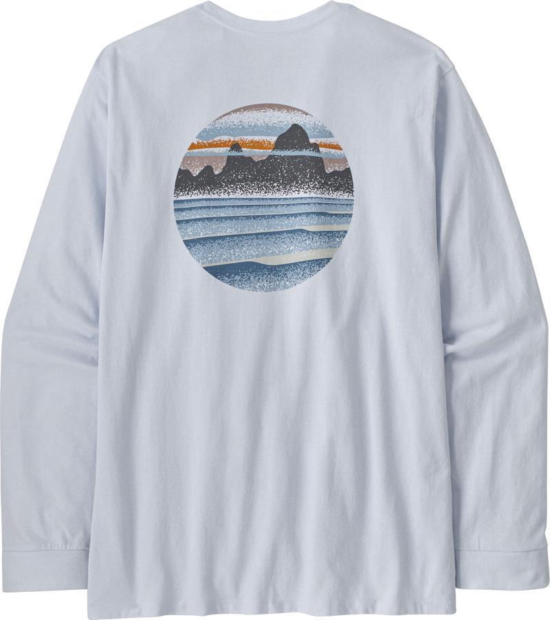 Skyline Stencil Responsibili-Tee LS - Mens - white 1