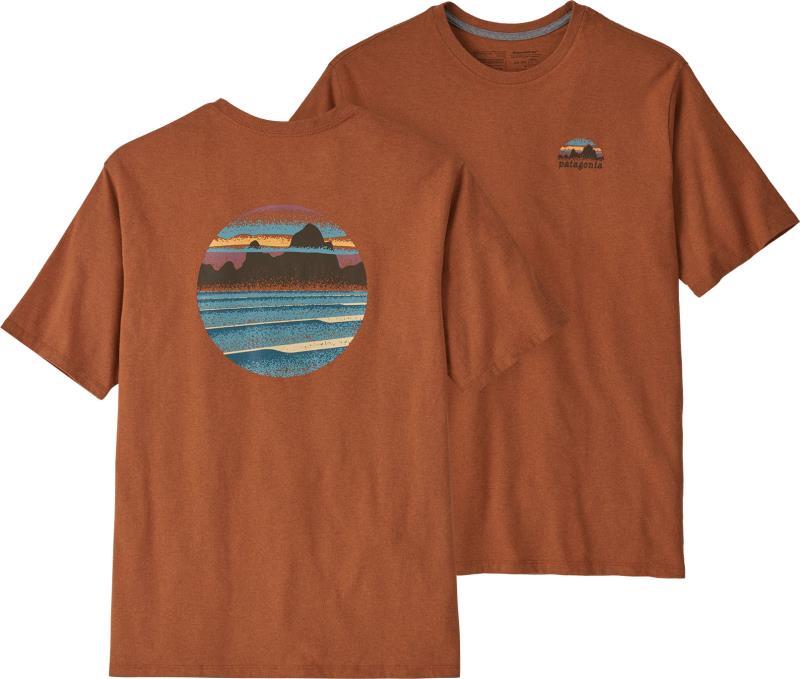 Skyline Stencil Responsibili-Tee - Mens - fertile brown 1