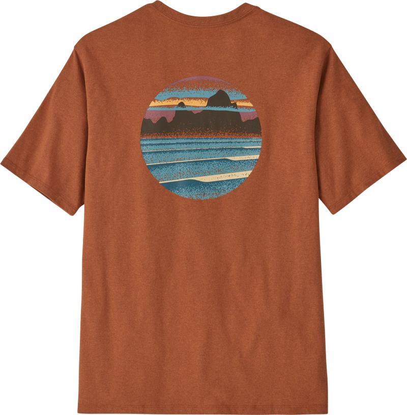 Skyline Stencil Responsibili-Tee - Mens - fertile brown 1