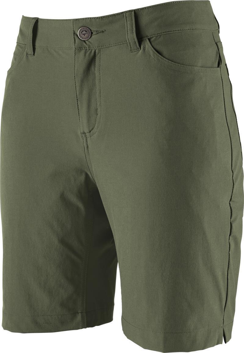 Skyline Traveler Shorts - Womens - kale green 1