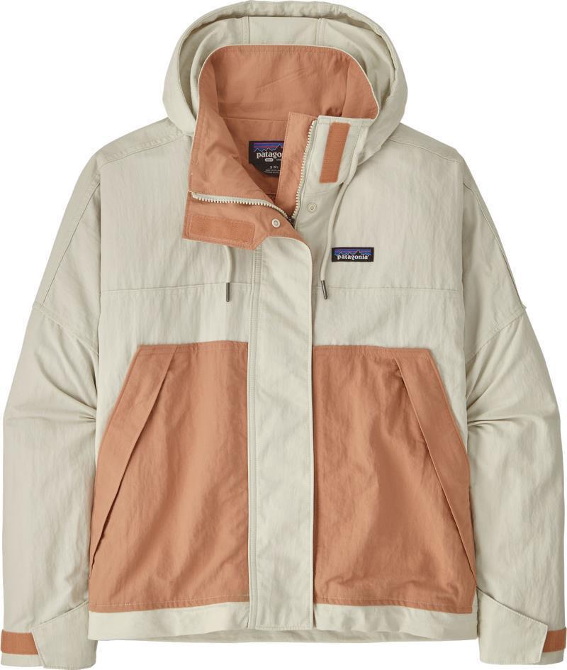 Skysail Jacket - Womens - Dyno White w/Terra Pink 1