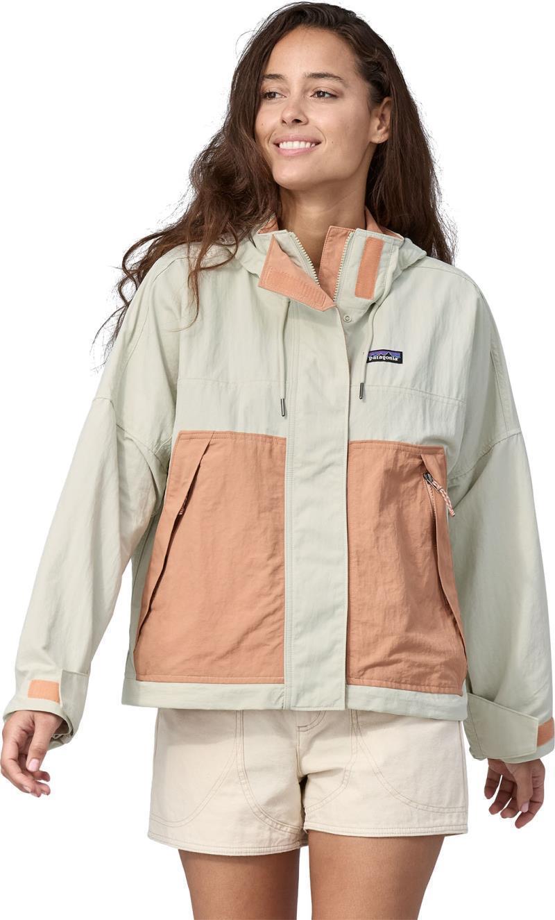 Skysail Jacket - Womens - Dyno White w/Terra Pink 2