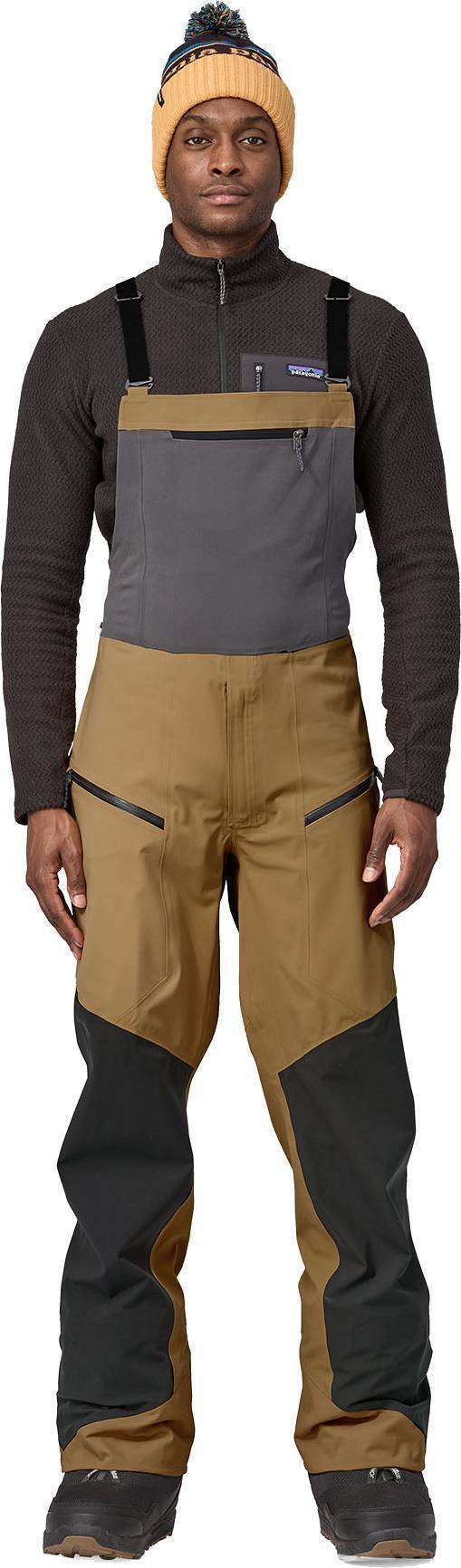 SnowDrifter Bibs - Mens - Grayling Brown 2