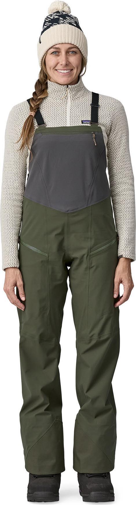SnowDrifter Bibs - Womens - Pine Needle Green 2