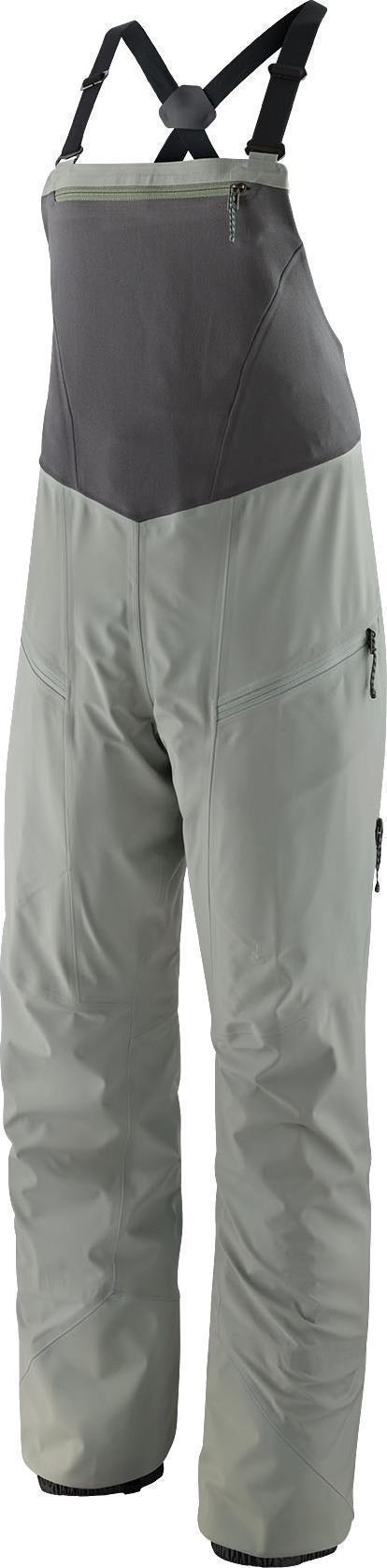 SnowDrifter Bibs - Womens - Sleet Green 1