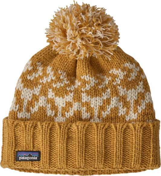 Snowbelle Beanie - Badger Stripe Knit / Buckwheat Gold 1