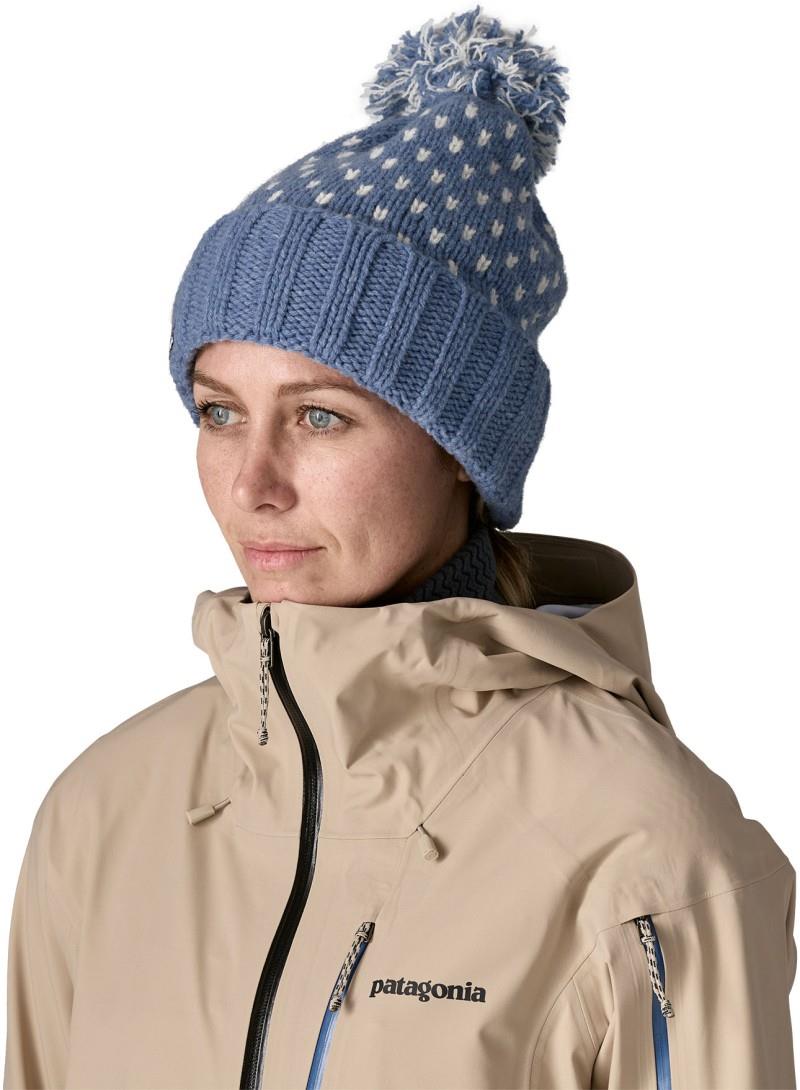 Snowbelle Beanie - offset dot / barnacle blue 1