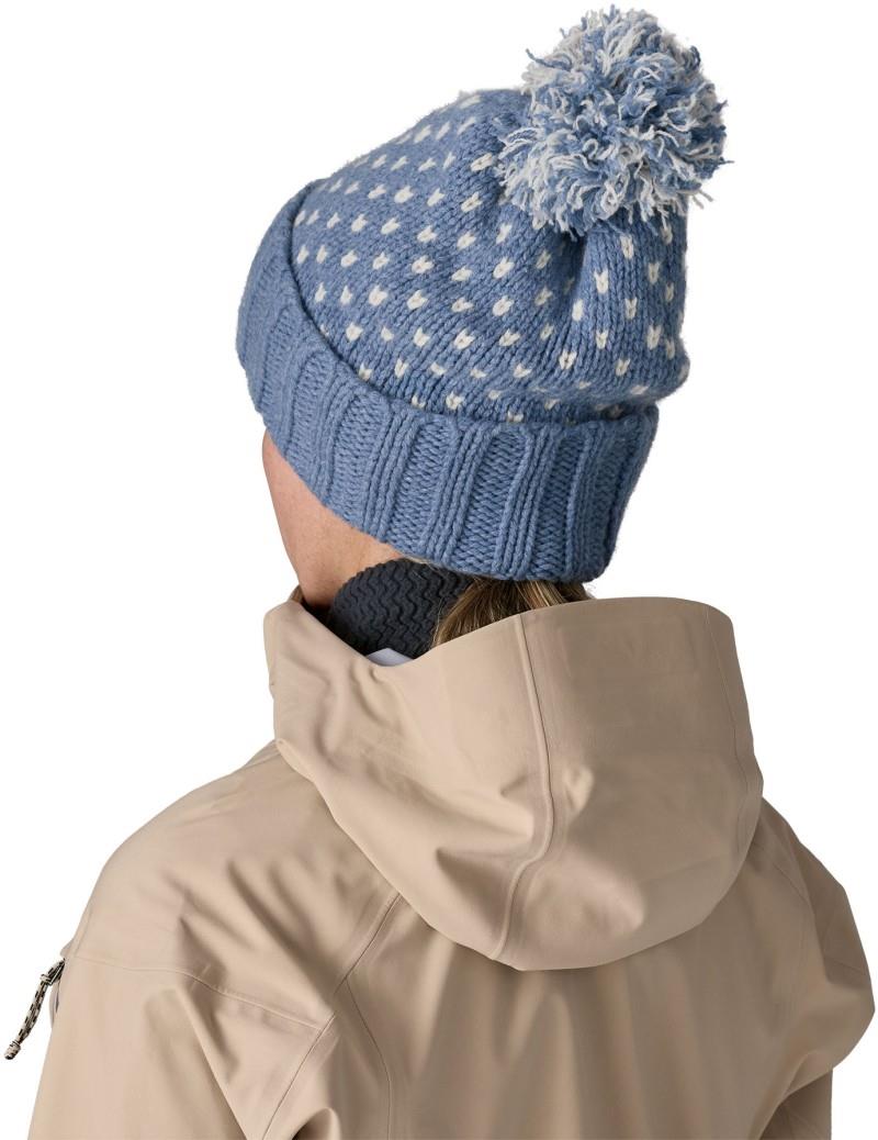 Snowbelle Beanie - offset dot / barnacle blue 1