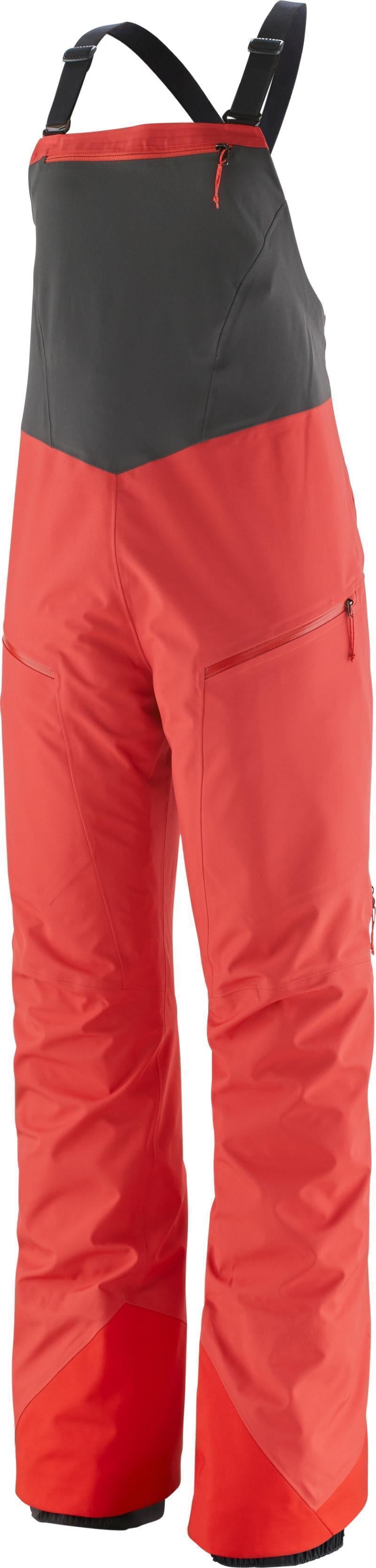 Snowdrifter Bibs - Womens - Catalan Coral 1