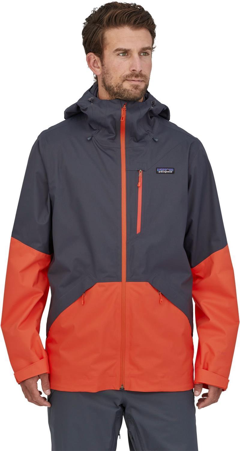 Snowshot Jacket - Mens - smolder blue w/metric orange 1
