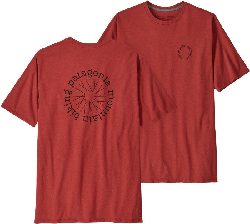 Spoke Stencil Responsibili-Tee - Mens - Burl Red 1