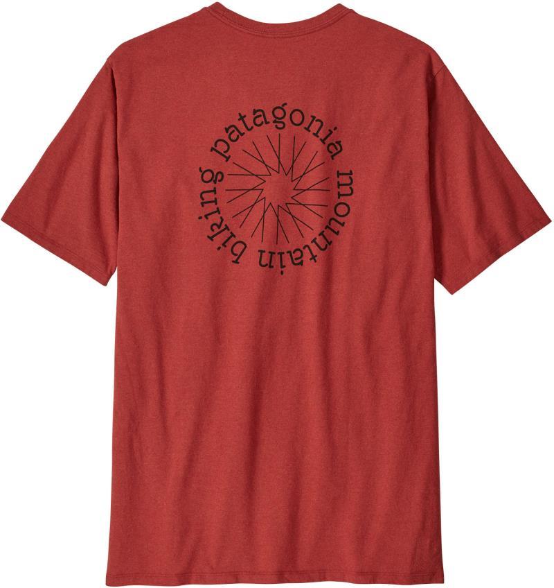 Spoke Stencil Responsibili-Tee - Mens - Burl Red 3