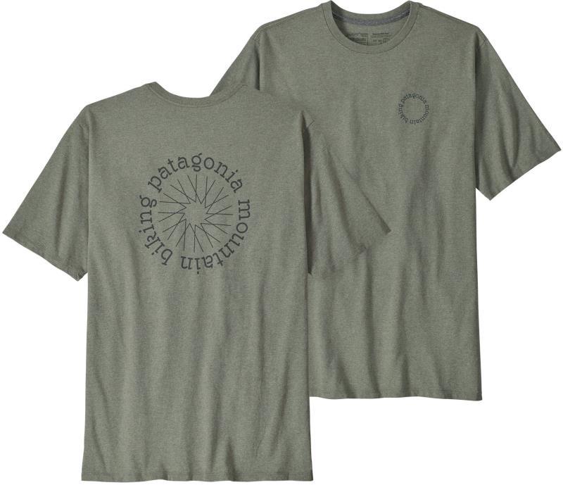Spoke Stencil Responsibili-Tee - Mens - Sleet Green 1