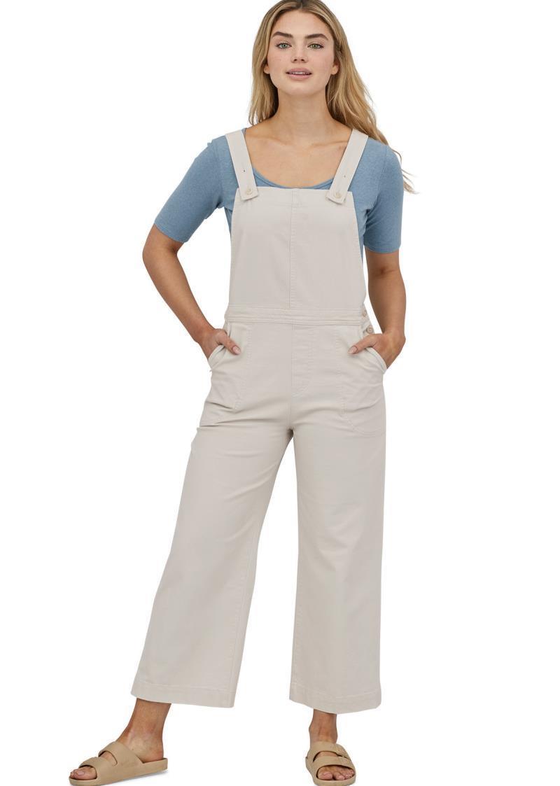 Stand Up Cropped Overalls - Womens - Dyno White 2