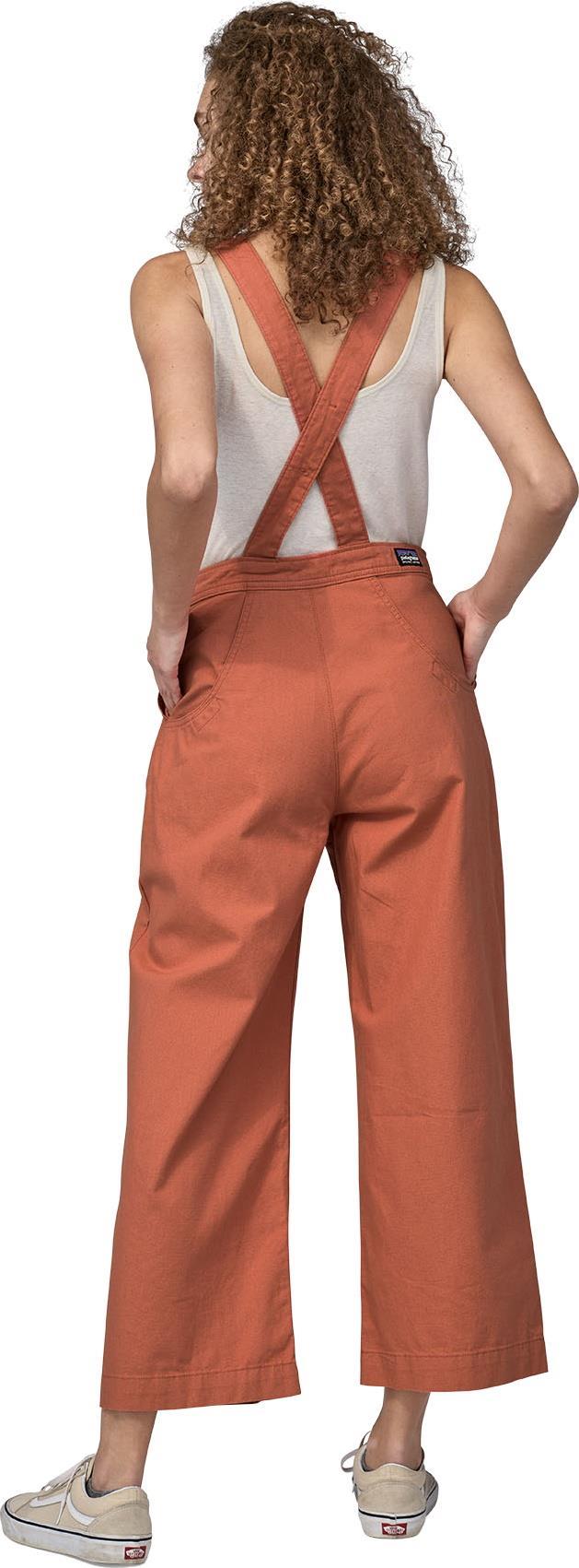 Stand Up Cropped Overalls - Womens - Quartz Coral 3