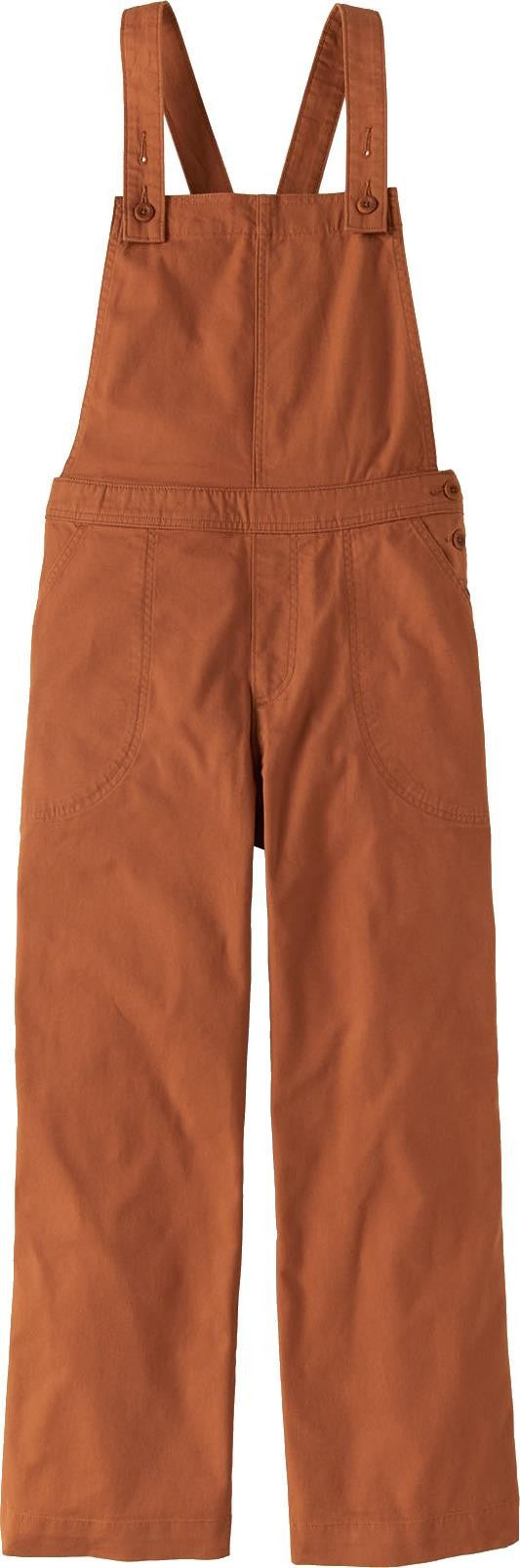 Stand Up Cropped Overalls - Womens - robin brown 1