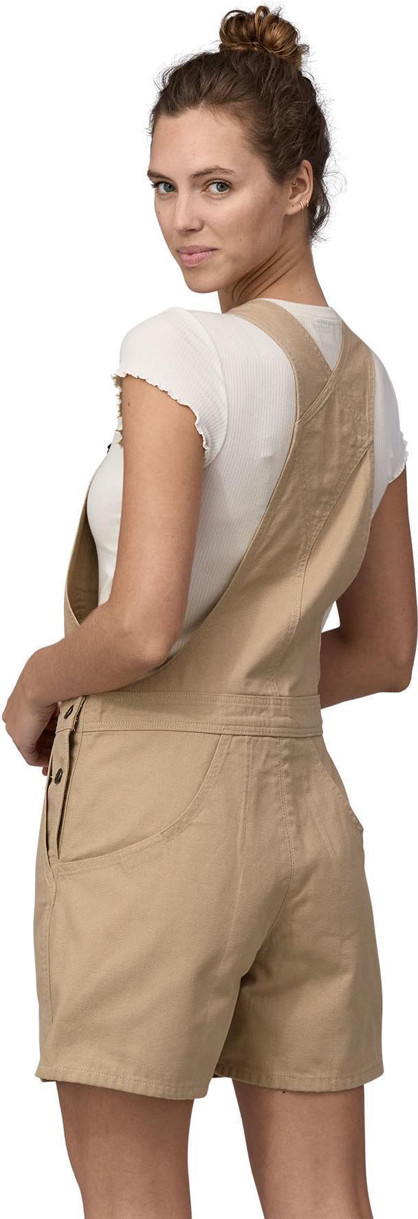 Stand Up Overalls, 5" Inseam - Womens - Oar Tan 3