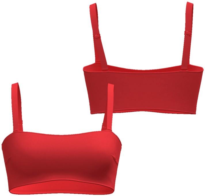 Straight Neck Top - Womens - atlas red 1