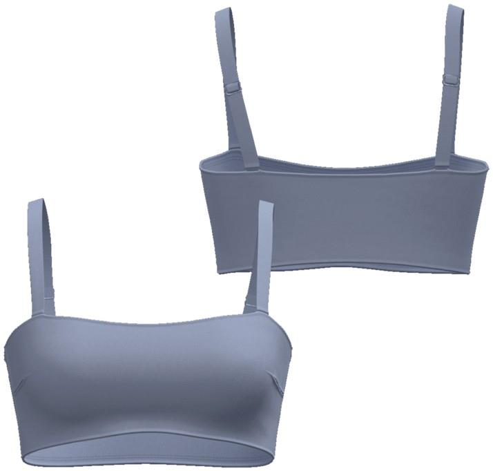Straight Neck Top - Womens - ghost blue 1