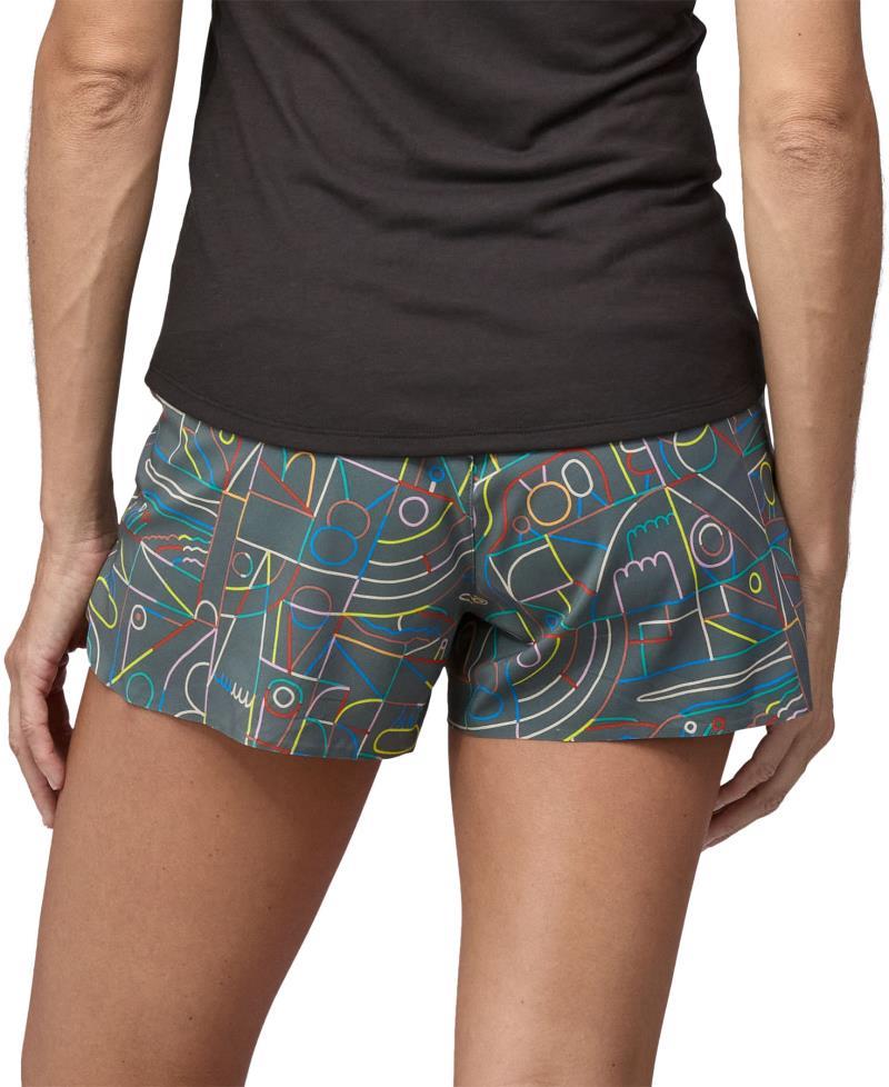 Strider Pro Shorts, 3.5" Inseam - Womens - Lose Yourself Outline / Nouveau Green 3