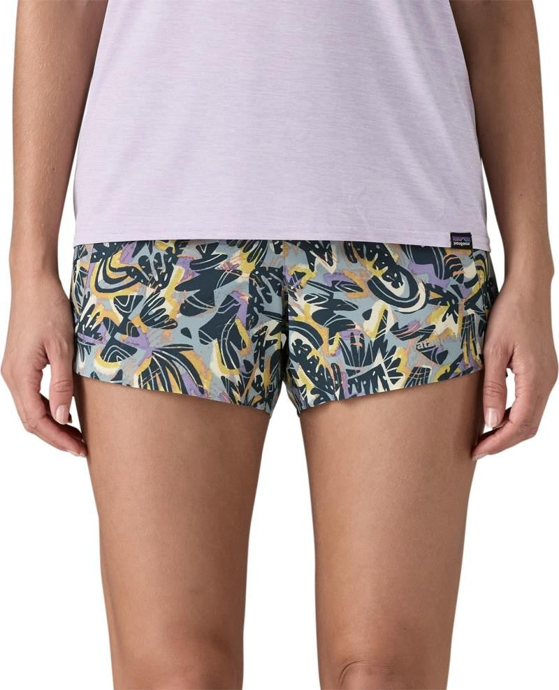 Strider Pro Shorts, 3.5" Inseam - Womens - wild botanist / thermal blue 1