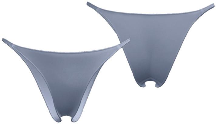 String Cheeky Bottoms - Womens - ghost blue 1