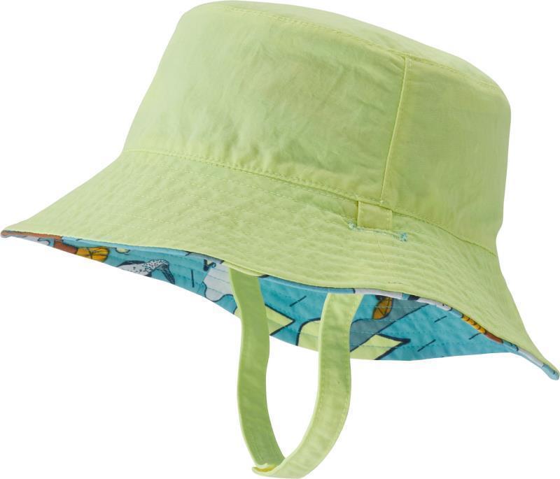 Sun Bucket Hat - Baby - Volcano Dazed Small / Iggy Blue 3