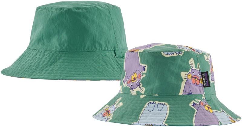 Sun Bucket Hat - Baby - meadow moose / rinsed green 1