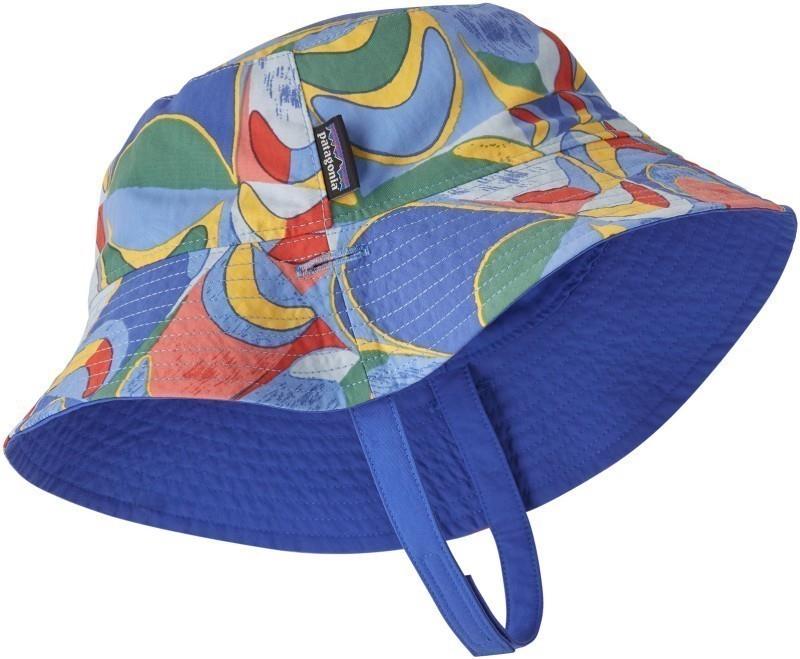 Sun Bucket Hat - Baby - swallowtail geo / eddy blue 1