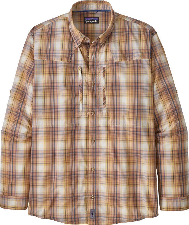 Sun Stretch LS Shirt - Mens - Brackish / Nautilus Tan 1