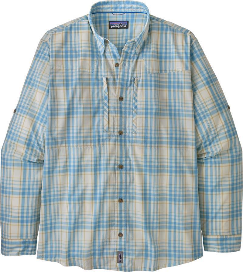 Sun Stretch LS Shirt - Mens - Jetty / Birch White 1