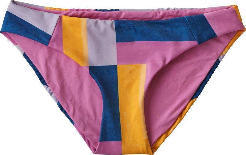 Sunamee Bottoms - Womens - patchwork watercolor / marble pink 1