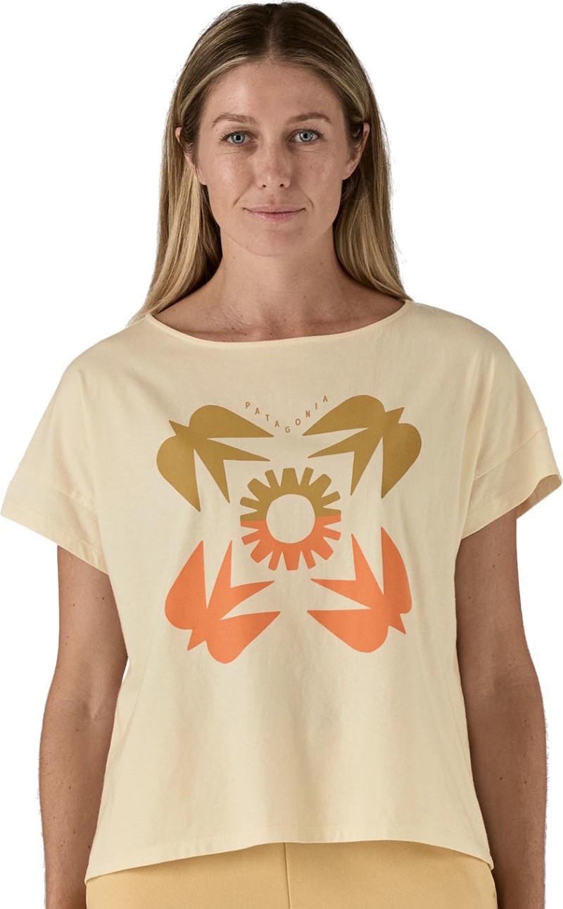 Sunfirst Relaxed Drop Sleeve Organic T-Shirt - Womens - undyed natural 1