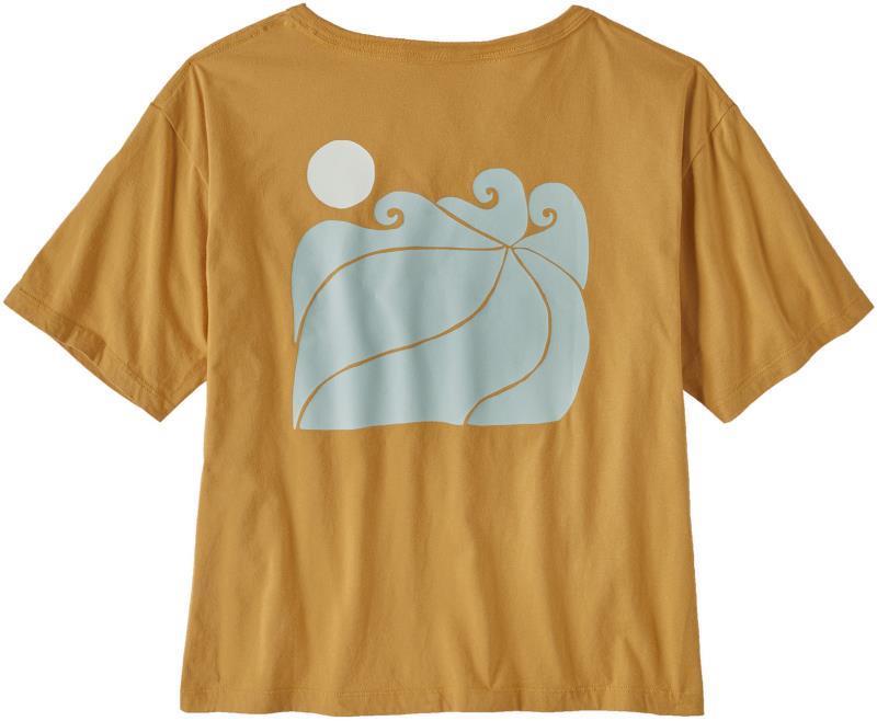 Sunrise Rollers Organic Easy Cut Tee - Womens - Pufferfish Gold 2