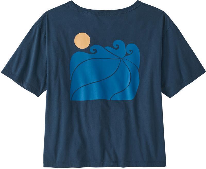 Sunrise Rollers Organic Easy Cut Tee - Womens - Tidepool Blue 2