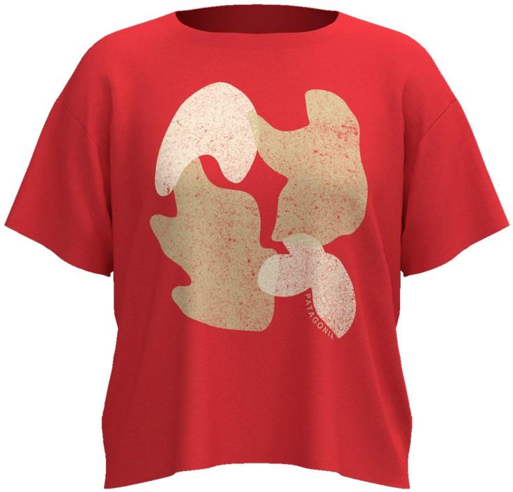 Sunshaped Shadows Easy-Cut Tee - Womens - atlas red 1