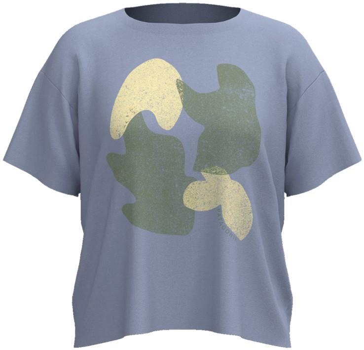 Sunshaped Shadows Easy-Cut Tee - Womens - ghost blue 1