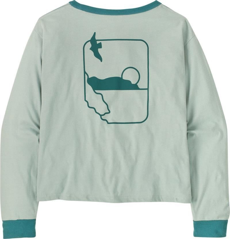 Swelldrifter Easy Cut Organic LS T-Shirt - Womens - thermal blue 1