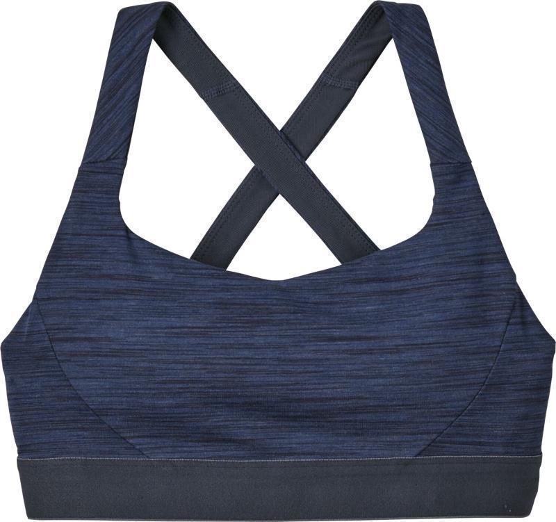 Switchback Sports Bra - Space Dye / Dolomite Blue w/Smolder Blue 1