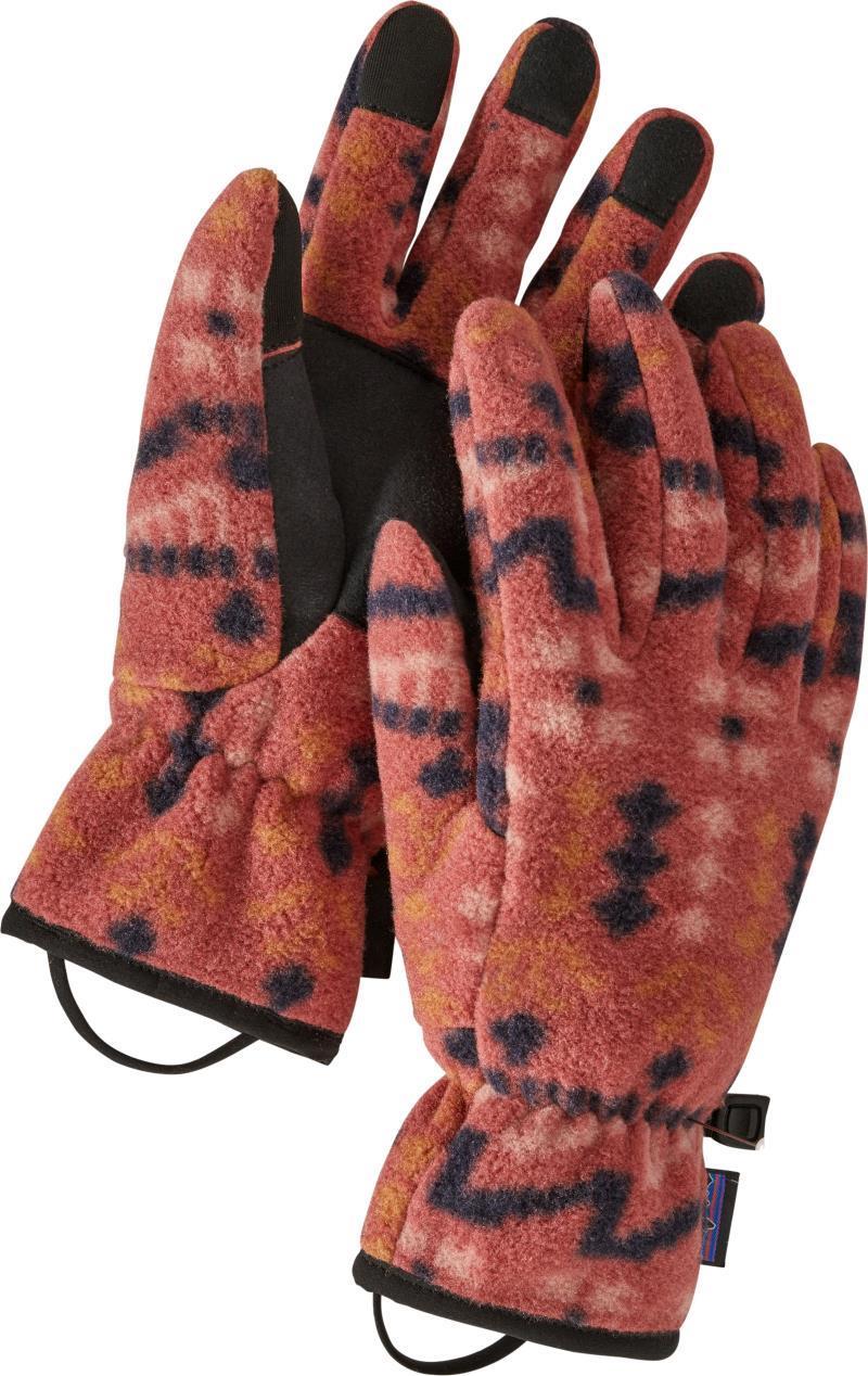 Synchilla Gloves - wild roots / spanish red 1
