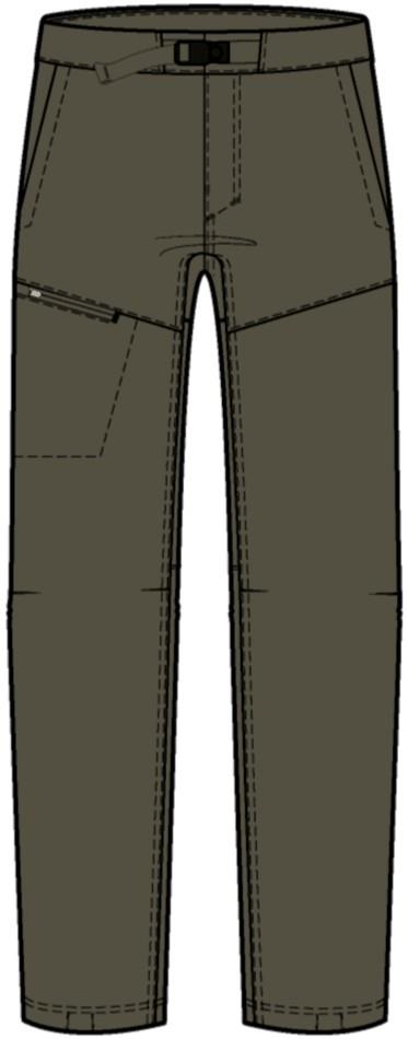 Terravia Peak Pants, Short - Mens - basin green 1