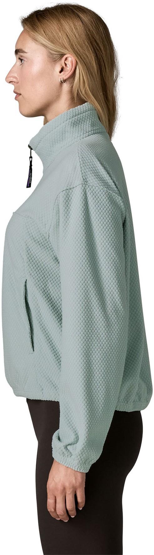 Textured Fleece Pullover - Womens - virtually blue 1