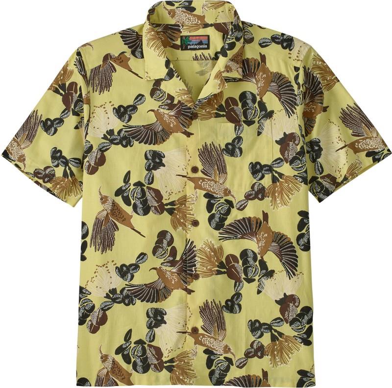 Tidal Threads Camp SS Shirt - Mens - honey honey / nearly green 1