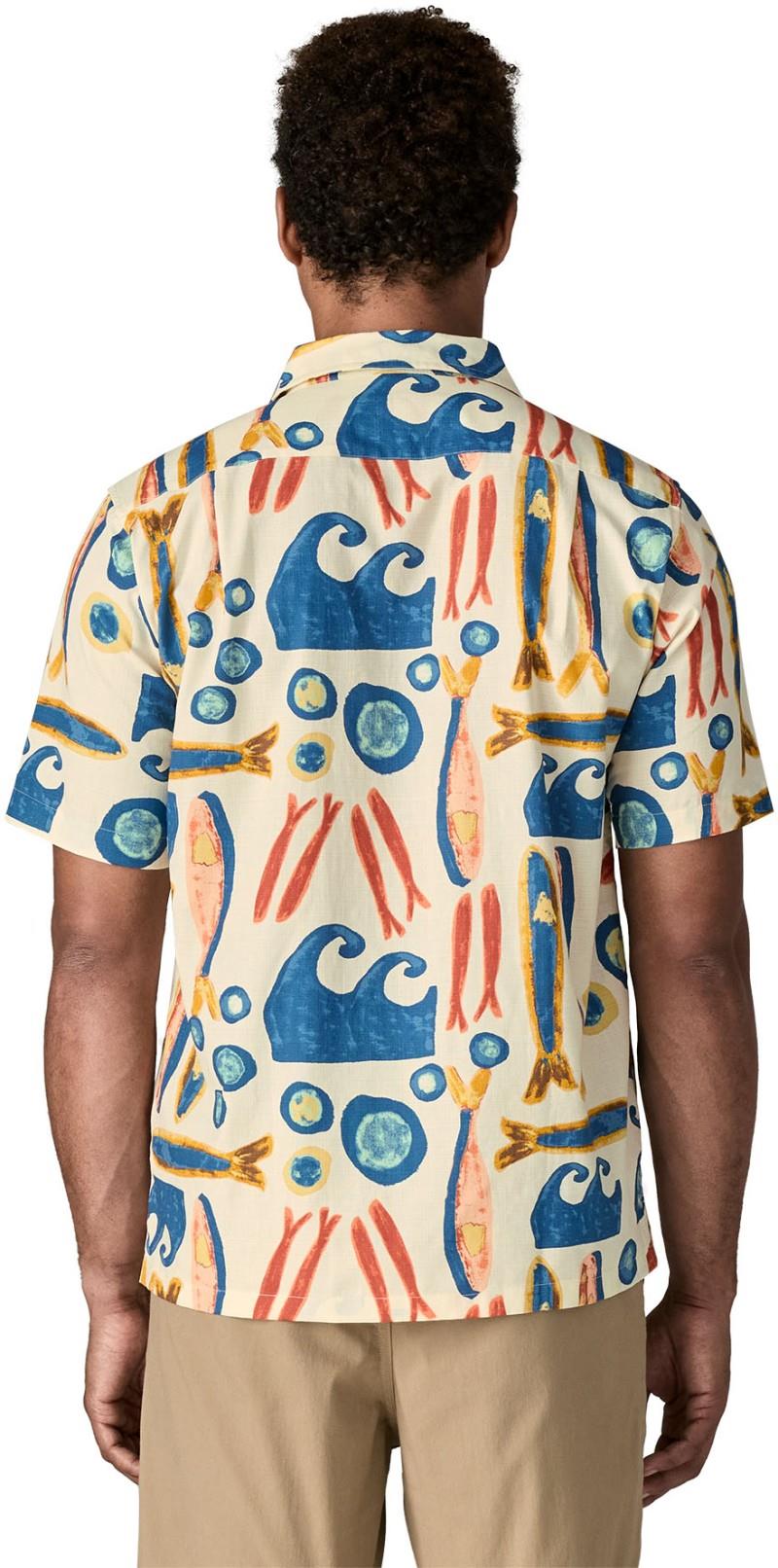 Tidal Threads Camp SS Shirt - Mens - sardines / natural 1