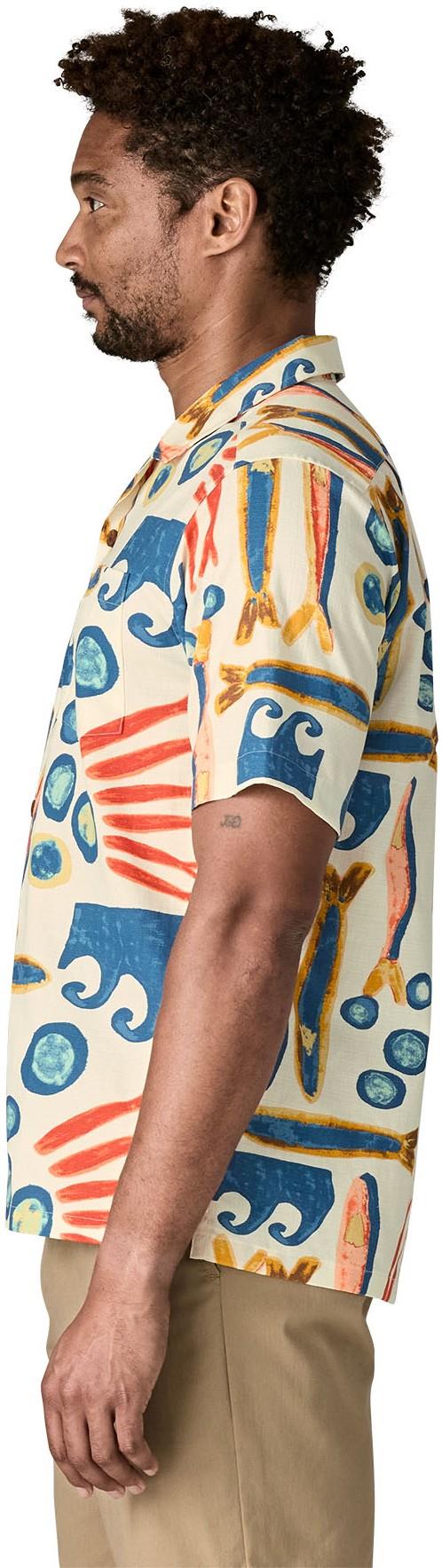 Tidal Threads Camp SS Shirt - Mens - sardines / natural 1