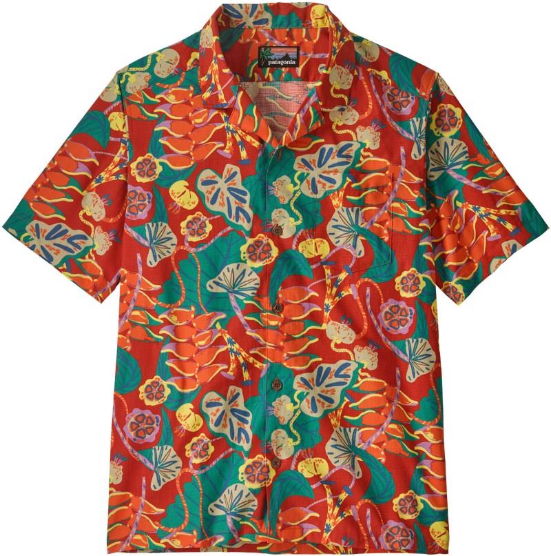 Tidal Threads Camp SS Shirt - Mens - tropiclimb / hot ember 1